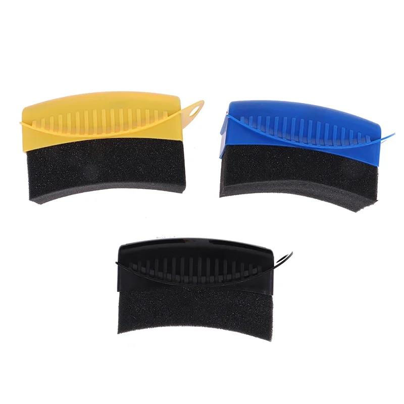 Wax Applicator Pad - 蓋オプション PP 車ホイール研磨ワックスがけスポンジブラシ洗浄クリーニングタイヤ輪郭ドレッシングアプリケーターパッド詳細アクセサリー