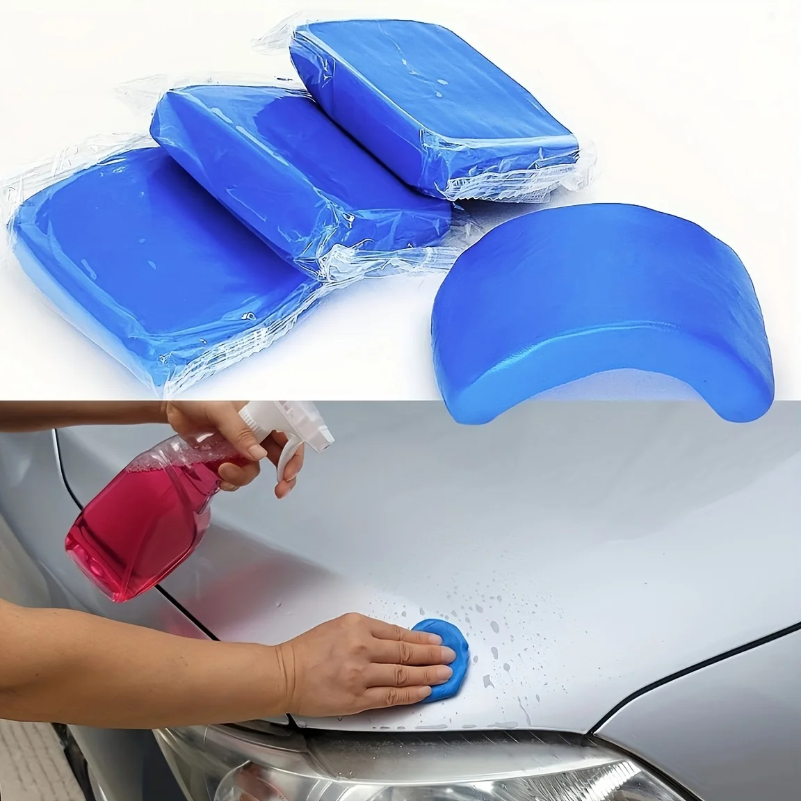 Clay Bar Lubricant - 洗車用クレイバー 自動車ディテーリング マジッククレイバー クリーナー 車のディテーリング洗浄ツール ソリューション