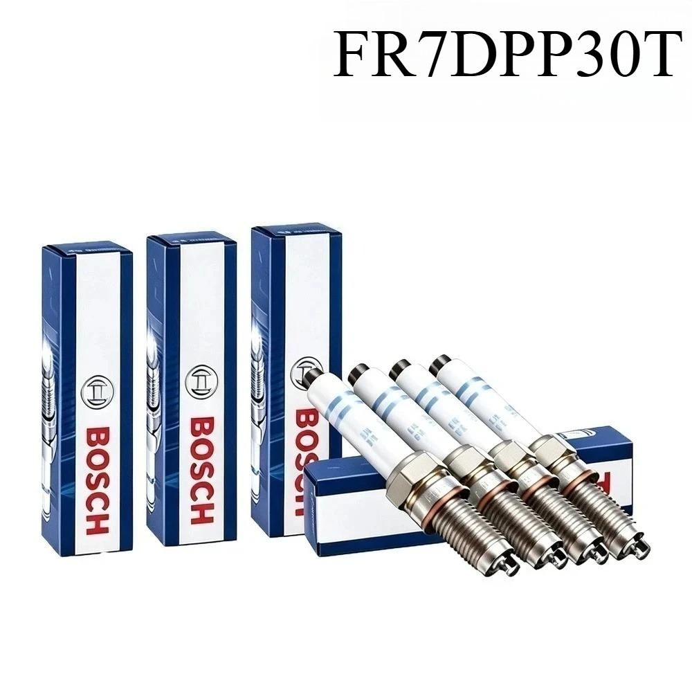 Bosch Spark Plug Platinum - 純正ボッシュFR7DPP30Tスパークプラグ ジーリー1.3Lセダン用 炭素除去燃料節約 自動車メンテナンス交換部品