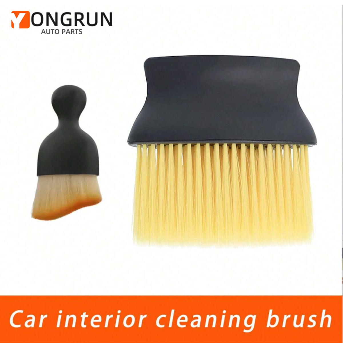 Dirt Brush Interior - 車内清掃ブラシ エアコン吹き出し口ブラシ ダスト除去・汚れ除去ブラシ