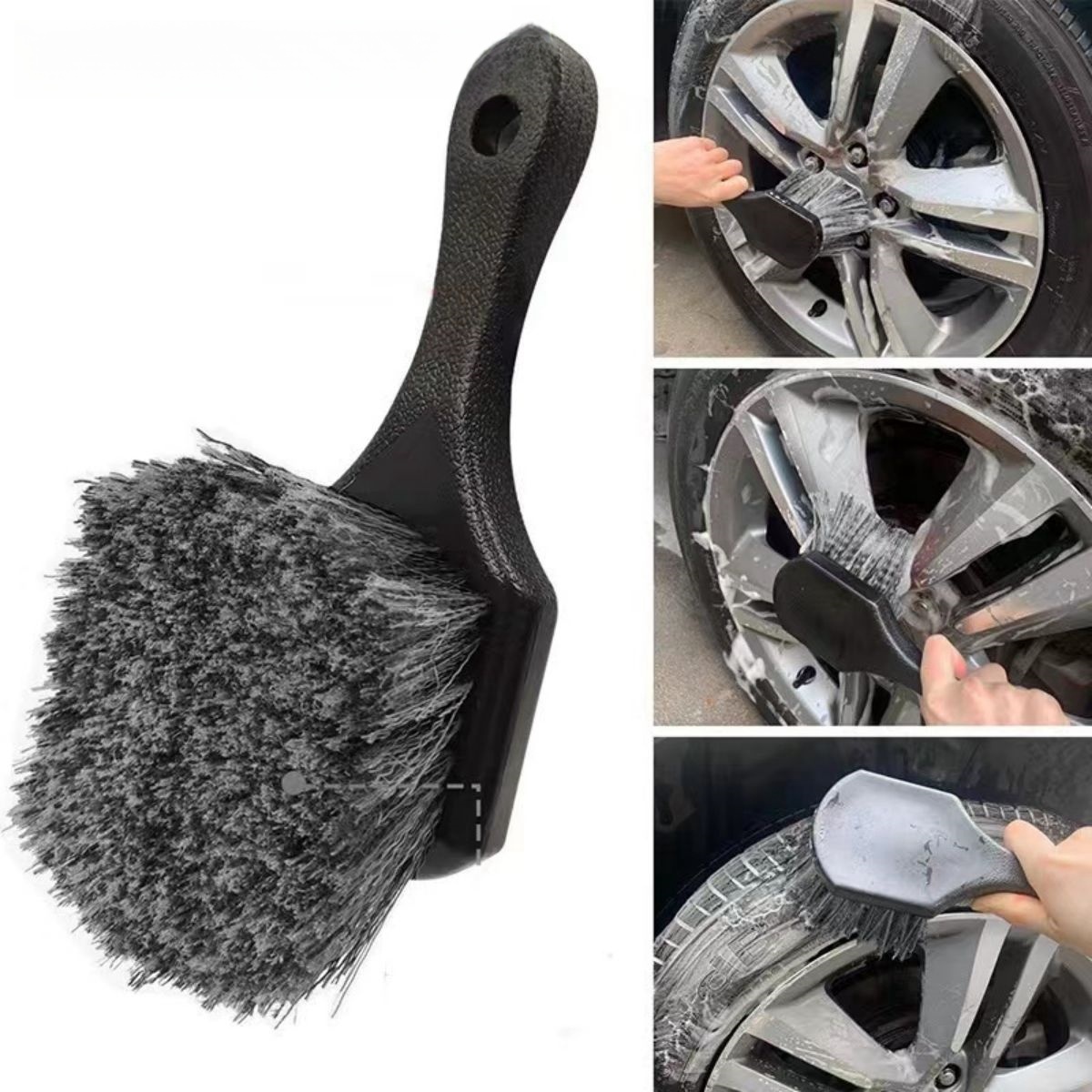 車のホイールクリーニングブラシ ディテールブラシ ショートハ - Detailing Brush Set のレビューと価格