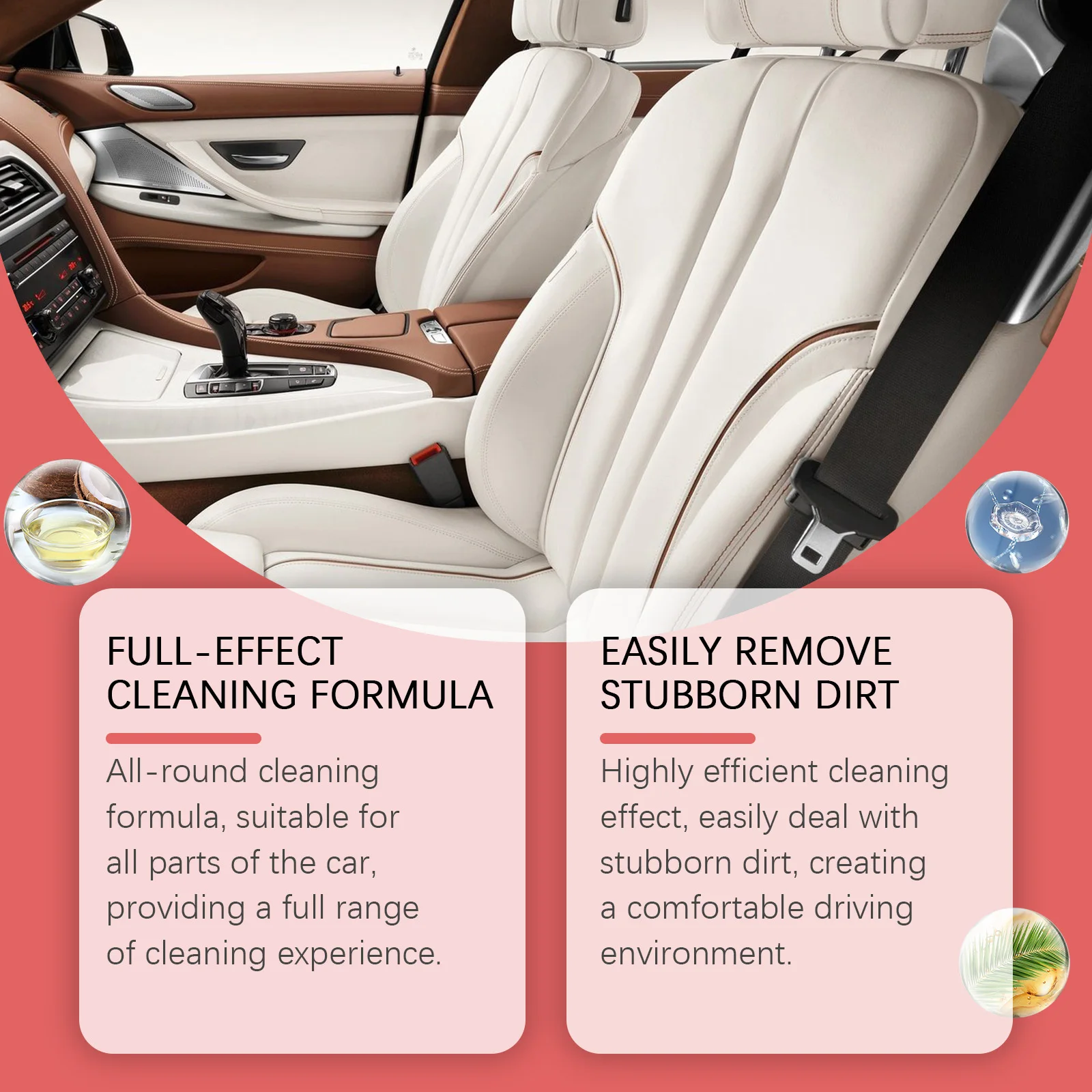 多目的カークリーナー 布製シート、ステアリングホイール、タイ - Seat Cleaner Fabric のレビューと価格