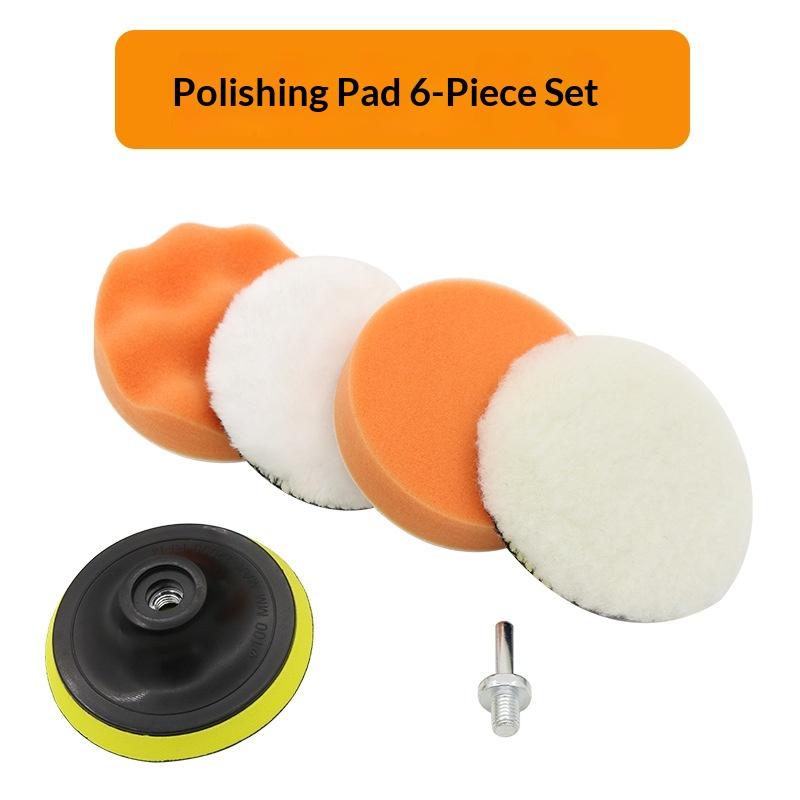 6個入りフォームパッドバッファーキット研磨機ワックスパッド3 - Polish Pad Set Buffer のレビューと価格