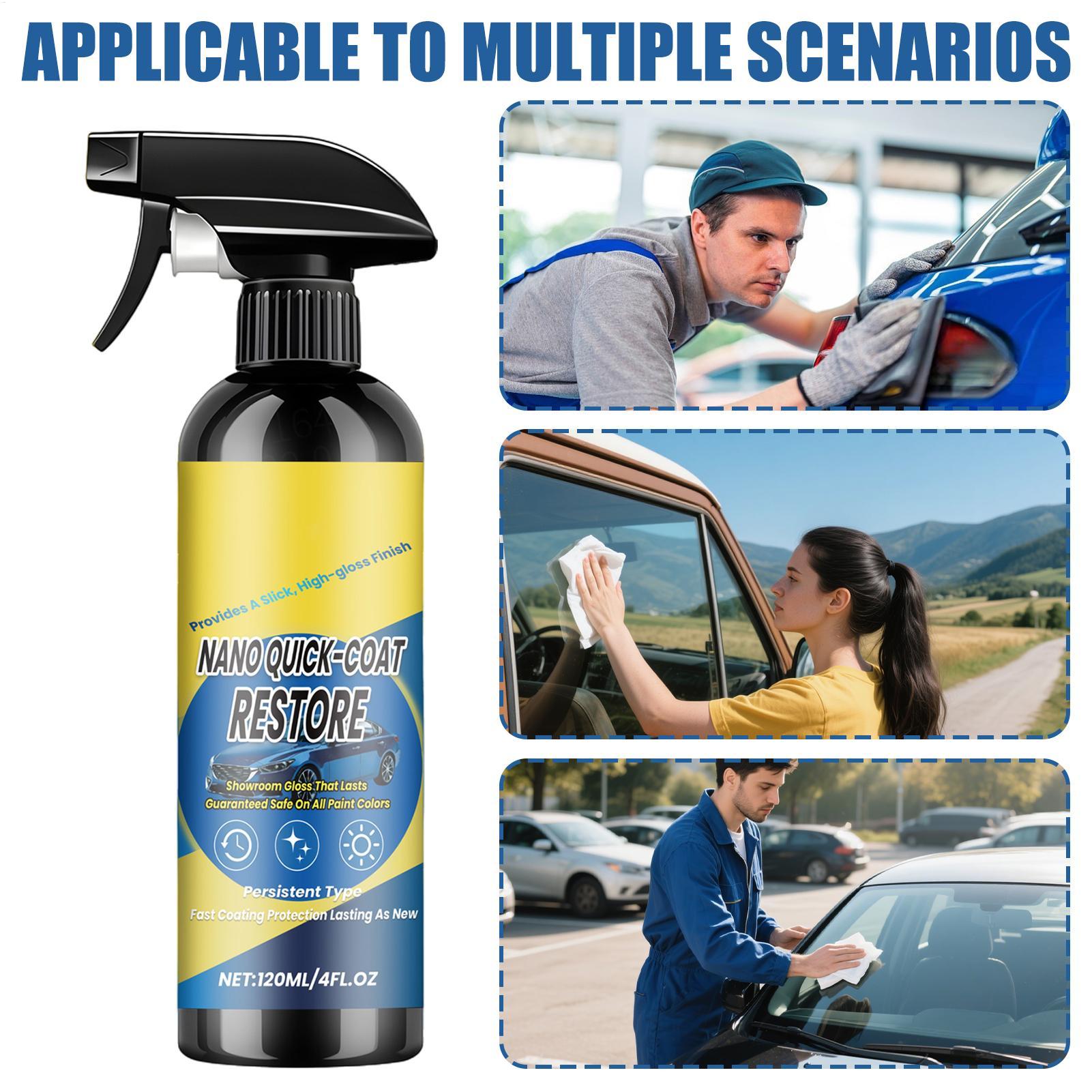 120ml 車用セラミックコーティングスプレー ナノシーラン - Car Wax Ceramic Coating のレビューと価格