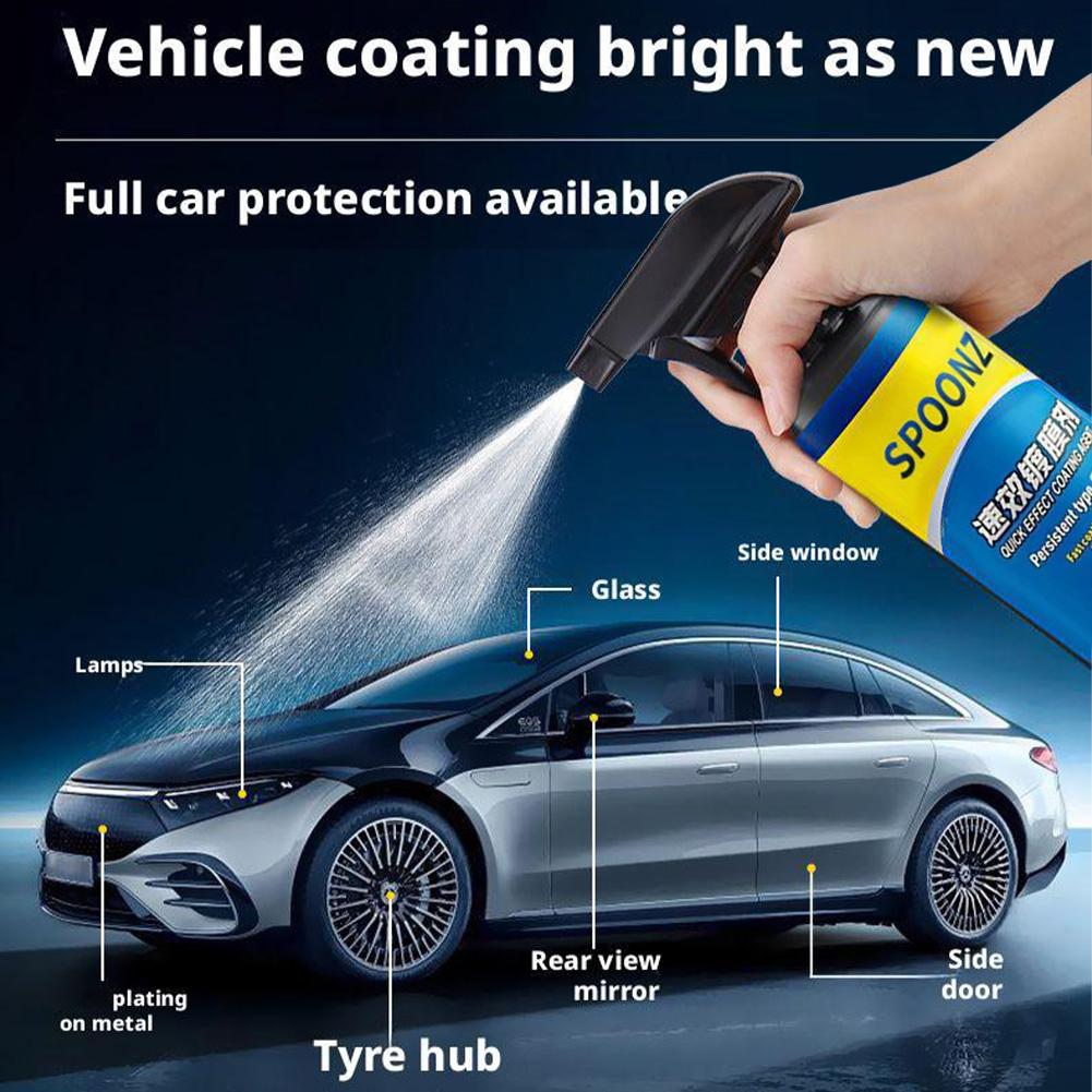 500ml 車用コーティングスプレー ナノセラミック クイッ - Car Wax Ceramic Coating のレビューと価格